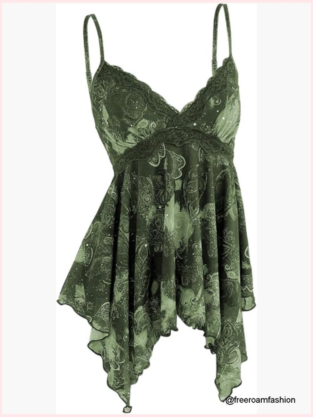 Women's Y2K Babydoll Lace Camisole Going Out Top V Neck Ruffle Peplum Shirt